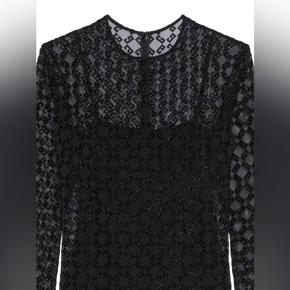 NWOT Givenchy Monogrammed Crew Neck Dress - Picture 5 of 6